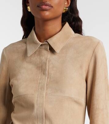 Geraldine suede shirt dress | Stouls