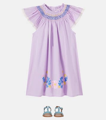 Edith embroidered cotton dress | Louise Misha