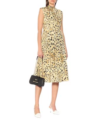 Robe imprimée en coton | Prada