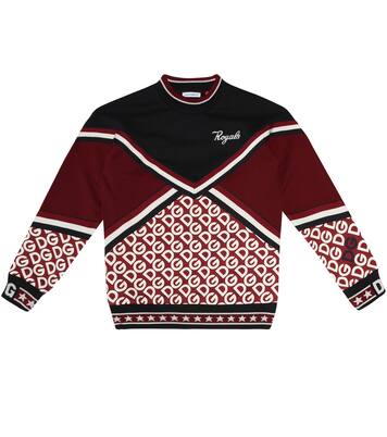 Felpa a stampa in cotone | Dolce&Gabbana Kids