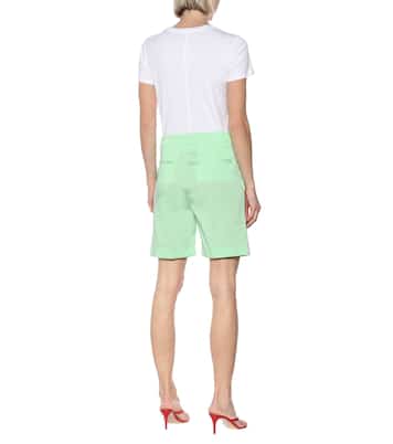Emma taffeta Bermuda shorts | BERNADETTE