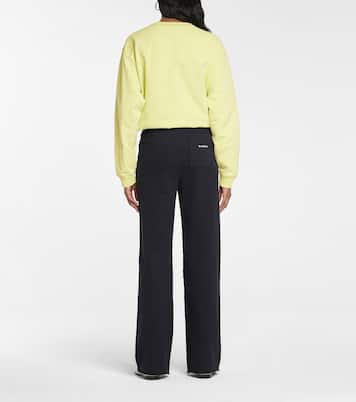 Wide-leg cotton sweatpants | Acne Studios