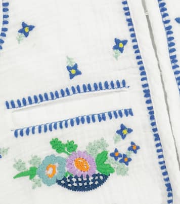 Chaleco de algodón bordado | Stella McCartney Kids