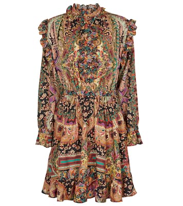 Minikleid aus Wolle und Seide | Etro