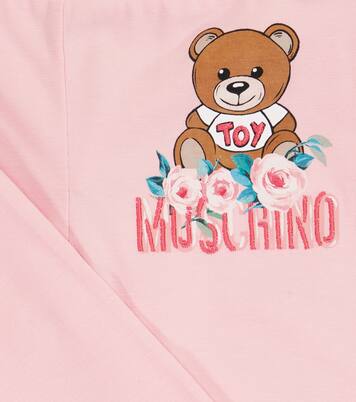 Bébé – Legging imprimé en coton mélangé | Moschino Kids