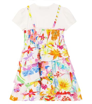 Abito Jardin in misto cotone | Versace Kids
