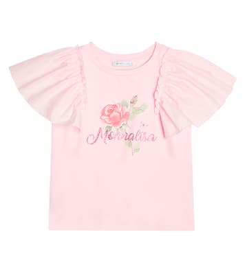 Camiseta en punto de mezcla de algodón | Monnalisa