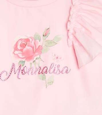 Camiseta en punto de mezcla de algodón | Monnalisa
