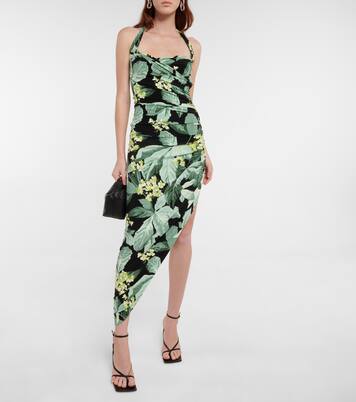 Vestido midi Cayla estampado | Norma Kamali