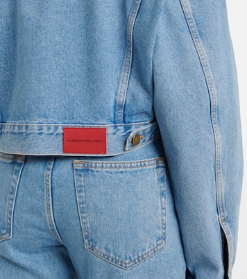 Verzierte Cropped-Jeansjacke | Alessandra Rich