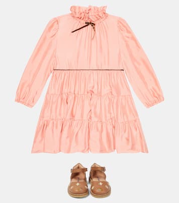 Ruffle-trimmed dress | Il Gufo