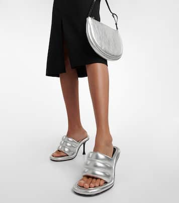 Pantoletten Bumper-Tube aus Leder | JW Anderson