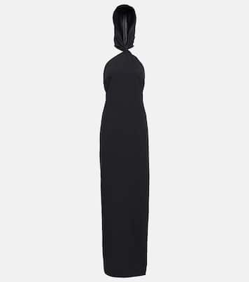 Diablo halterneck crêpe maxi dress | Taller Marmo