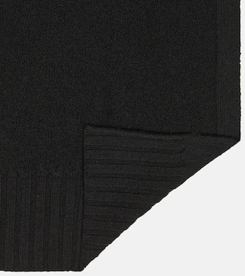 Sciarpa in lana con dettaglio a coste | Jil Sander