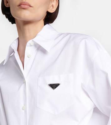 Camicia in popeline di cotone | Prada