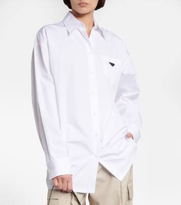 Camicia in popeline di cotone | Prada