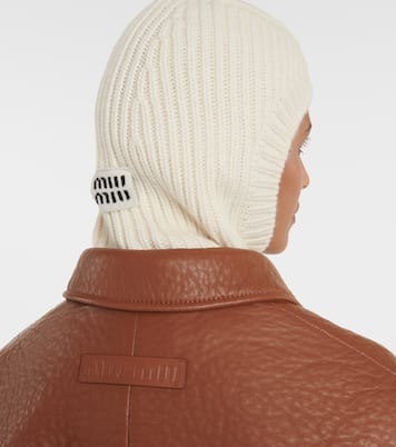 Wool-blend ski mask | Miu Miu