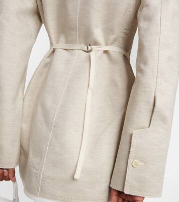 La Robe Peplo羊毛混纺迷你连衣裙 | Jacquemus