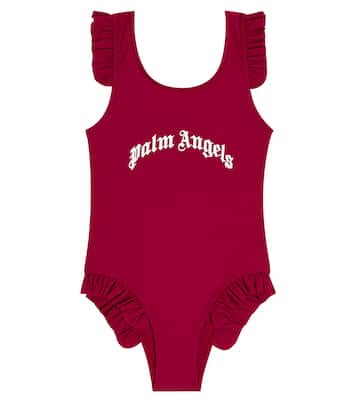 Bañador con volantes y logo | Palm Angels Kids
