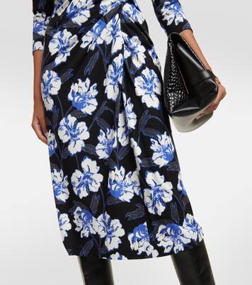 Abito midi Borris con stampa | Diane von Furstenberg