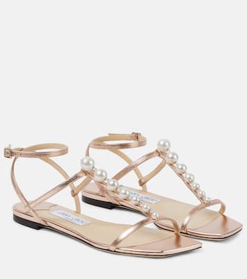 Sandales Amari en cuir à ornements | Jimmy Choo