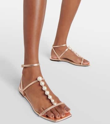 Sandales Amari en cuir à ornements | Jimmy Choo