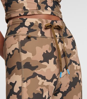 Trekky camouflage mid-rise leggings | The Upside