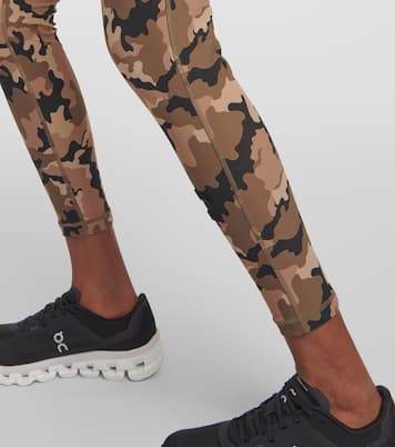 Trekky camouflage mid-rise leggings | The Upside