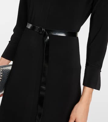 Off-shoulder jersey midi dress | Norma Kamali