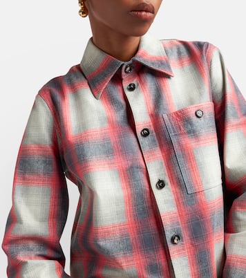 Hemdjacke aus Leder | Bottega Veneta