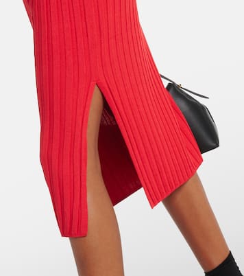 Gonna midi in maglia a coste | Joseph