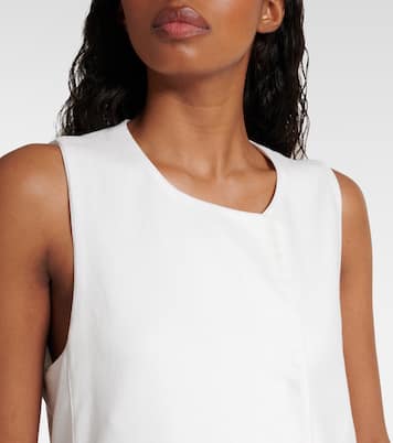Abito midi Aureo in twill di lino | Max Mara