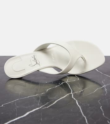 Panoletten Raratonga 55 aus Leder | Christian Louboutin