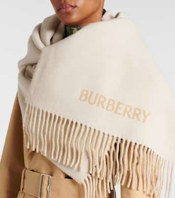 Sciarpa EKD in cashmere jacquard | Burberry