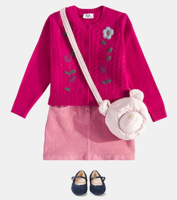 Ballerine in shearling sintetico con pelle | Il Gufo