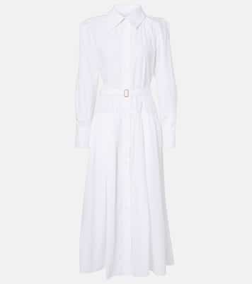 Hemdblusenkleid aus Baumwollpopeline | Patou