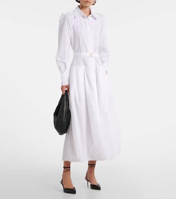 Hemdblusenkleid aus Baumwollpopeline | Patou