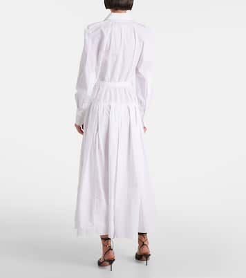 Hemdblusenkleid aus Baumwollpopeline | Patou