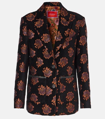 Blazer Kelly en jacquard à fleurs | La DoubleJ