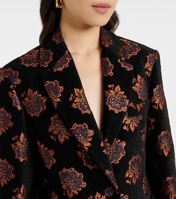 Blazer Kelly en jacquard à fleurs | La DoubleJ