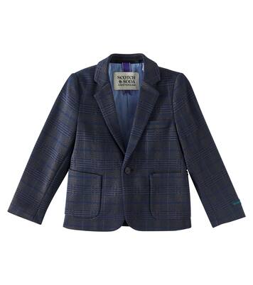 Checked cotton-blend blazer | Scotch & Soda Kids