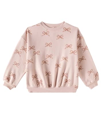 Bows cotton-blend sweatshirt | Rylee + Cru