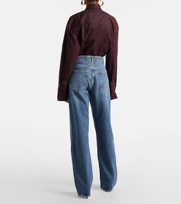 Kelly high-rise wide-leg jeans | Agolde