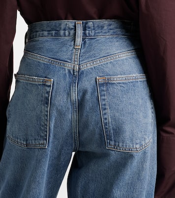 Kelly high-rise wide-leg jeans | Agolde