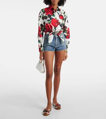 Espadrilles à fleurs | Dolce&Gabbana