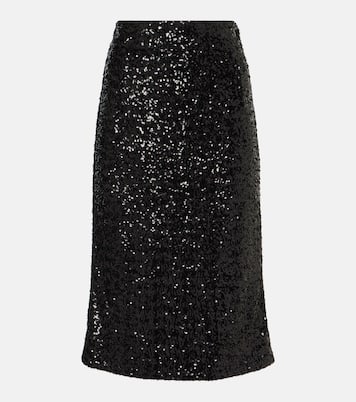 Midirock mit Pailletten | Dolce&Gabbana