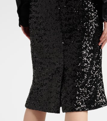 Midirock mit Pailletten | Dolce&Gabbana