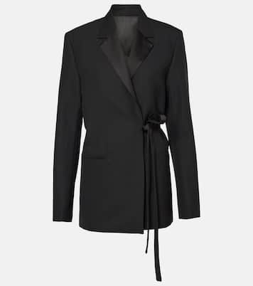 Blazer a portafoglio con raso | Toteme