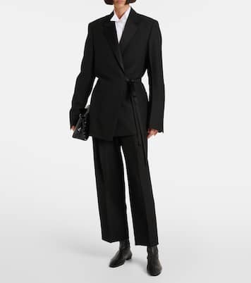 Blazer a portafoglio con raso | Toteme