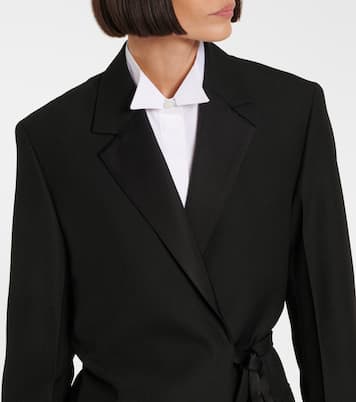 Blazer a portafoglio con raso | Toteme
